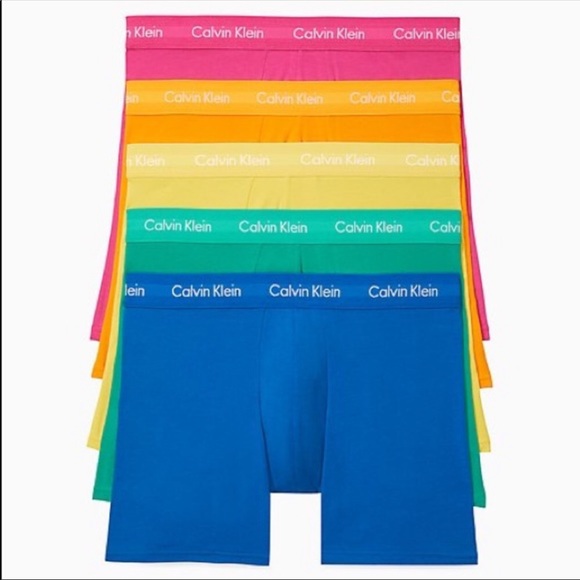 Calvin Klein Underwear | Underwear & Socks | Calvin Klein Pride 5pack  Cotton Boxer Brief | Poshmark